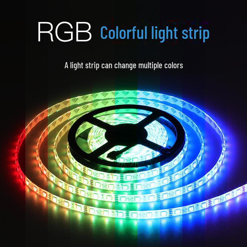 12 В водонепроницаемая светодиодная лента 5050 RGB: Декоративное уличное освещение с изменяющимся цветом