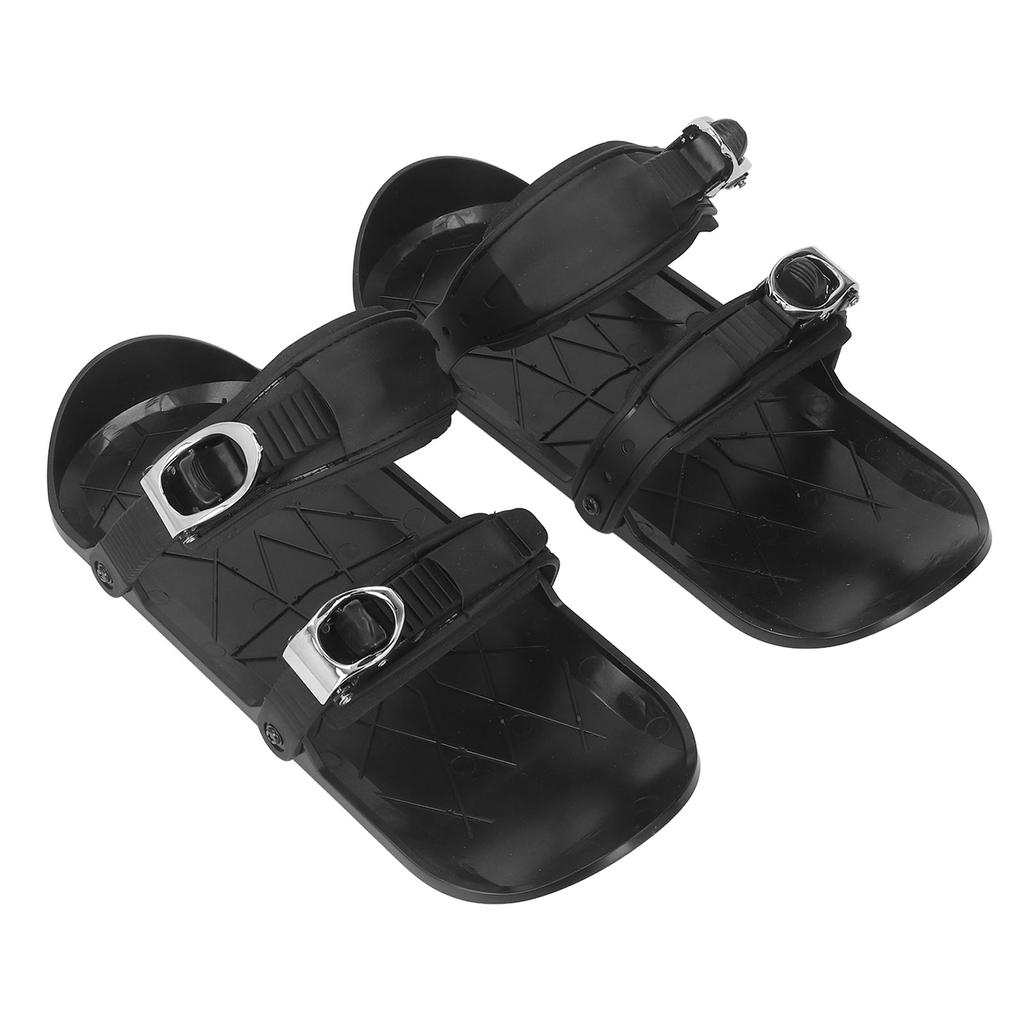 Мини-лыжные коньки Короткие тонкие коньковые лыжи Крепятся к лыжным ботинкам Зимняя обувь для катания на лыжах на открытом воздухе Черный