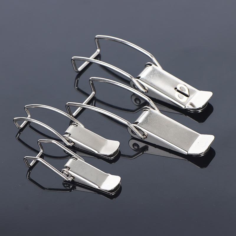 Hasp Latch Lock Metal Box Locking Long Toggle Catch Buckle Loaded Hinge Hardware