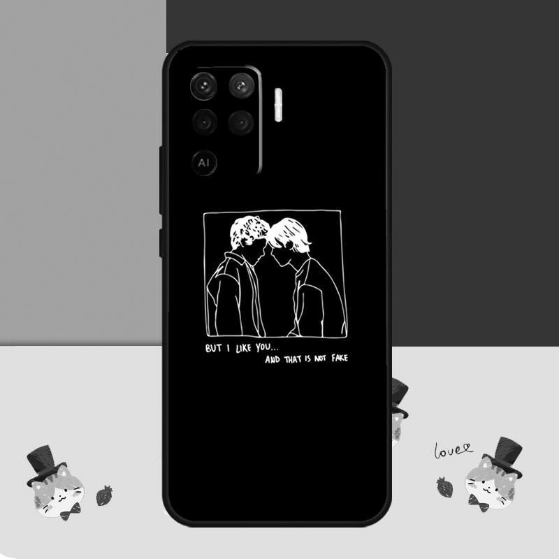 Чехол для Young Royals Саймон и Вильгельм для Oppo A77 A17 A57 A40 A78 A54 A74 A94 A76 A16 A96 A18 A60 A80 A38 A58 A98 A15 A5 Pro