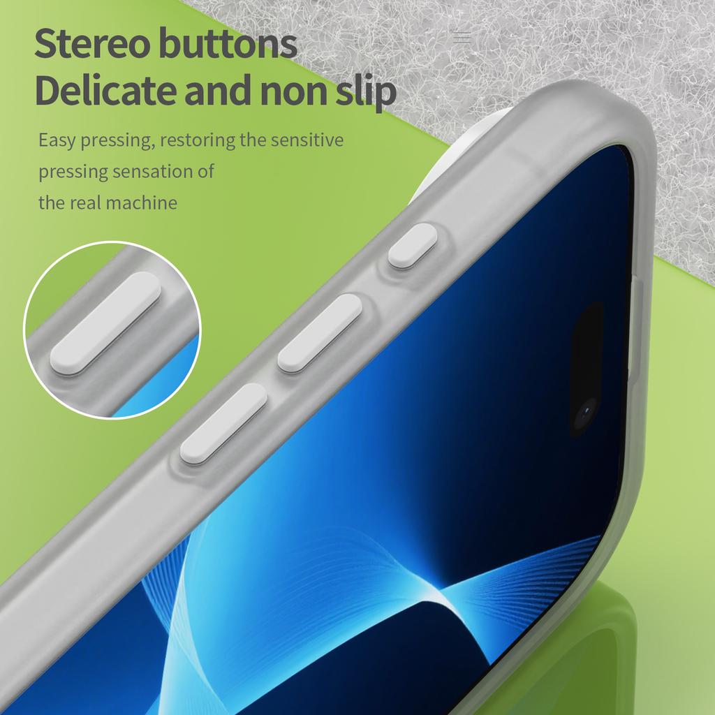 For iPhone Air Case Compatible with MagSafe TPU + PC Slim Matte Translucent Phone Cover
