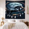 Horse Wall Decor Tapestry Art For Pet Memorial Birthdaywedding Party Backdrop Family Gift