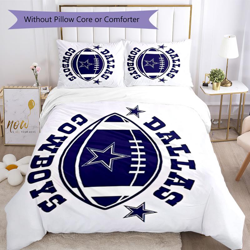 Dallas Bedding Set Breathable Duvet Cover with Pillowcases Decorative Bed Linen for Bedroom Home Decoration Birthday Gift