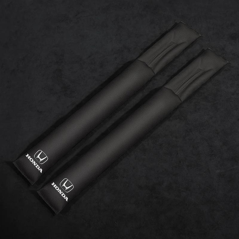 Car Hot 2025 Car Seat Gap Anti Drop Filler Soft Cars Styling PU Leather Soft Side Seam Plug For Honda Accord Odyssey Civic CRV I