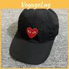 Unisex Summer Baseball Cap Heart Embroidered Outdoor Leisure Cap Duckbill