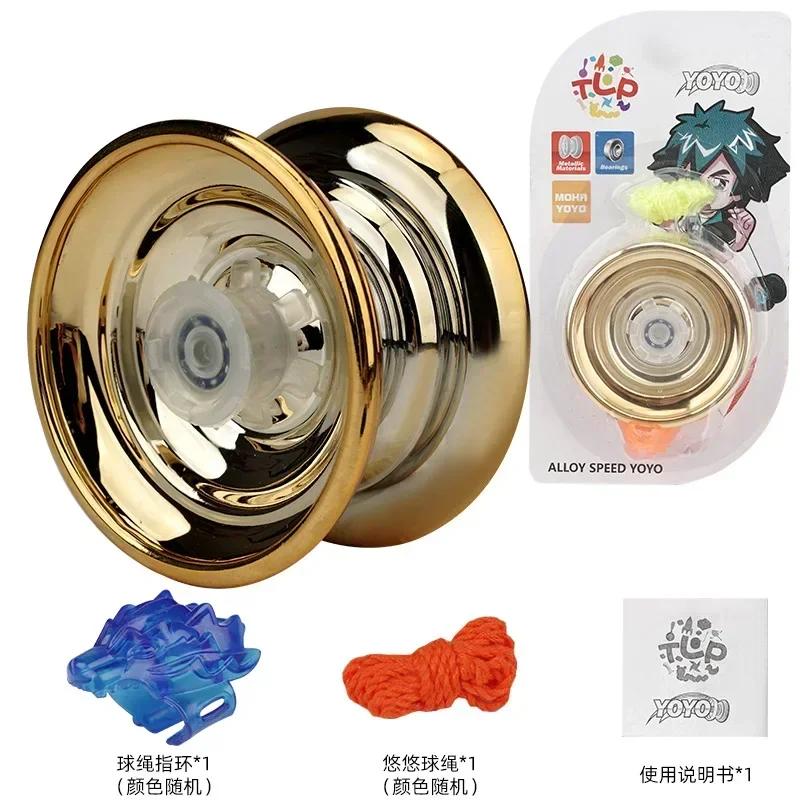 Magic Alloy Metal YoYo Professional High Speed Bearings Special Props Yoyo Luminescent Toy Gift for Beginner Boys Classic Toys
