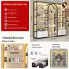 Nail Polish Display Rack: Wall-Mounted, Integrated Light, Luxury Multi-Layer Wrought Iron Shelves