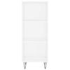 Highboard White 34.5 x 34 x 180 cm Particleboard