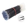 100pcs Gel Ink Pen Refill 0.5mm Ballpoint Bullet Needle Tip Black Red Blue Color Cartridge