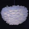 Feather Lamp Shade Desk Cover Accessory Modern Decor Night Light Holder Cage Floor for