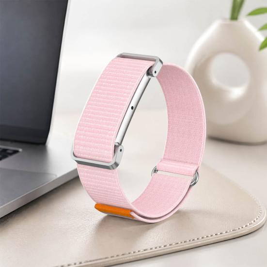 Легкий плетеный нейлоновый ремешок на запястье для Fitbit Air, дышащий спортивный ремешок, регулируемый сменный гибкий плетеный фитнес-браслет для мужчин