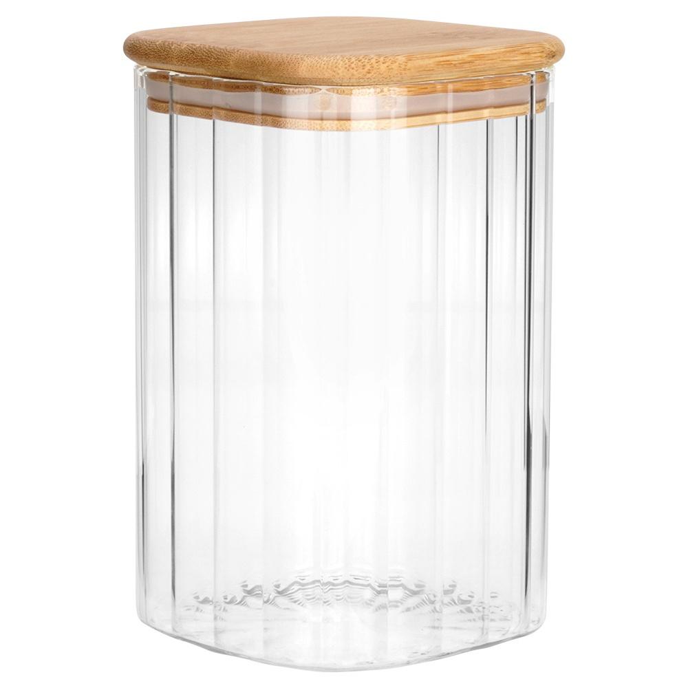 Glass container for loose products with lid and seal 1.1 l