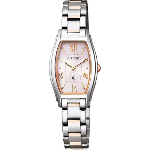 Citizen Женская EW5544-51W ( Часы серии xC Eco-Drive из нержавеющей стали) Часы Tonneau, серебристые