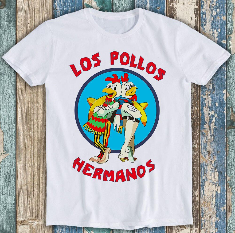 Los Pollos Hermanos TV Series Retro Funny Meme Gift Tee T Shirt M1242