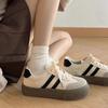 Retro Women's Summer Thin Shoes, New Platform White Shoes, Casual Sports Board Shoes
