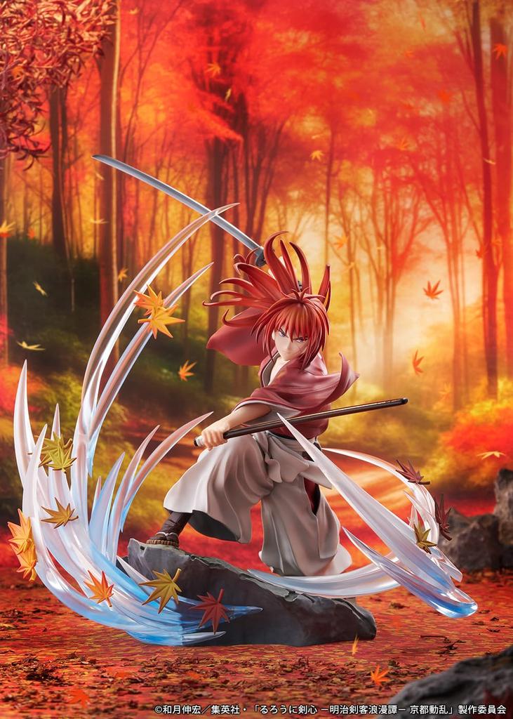 PROOF TV Anime Meiji Swordsman Romantic Story Kyoto Himura Kenshin Soryuu Sen Scale PVC Complete Figure "Rurouni Kenshin - Disturbance" ver. 1/7