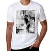 Black And White Abstract Art Tshirt Lightweight Gym Training Tshirt