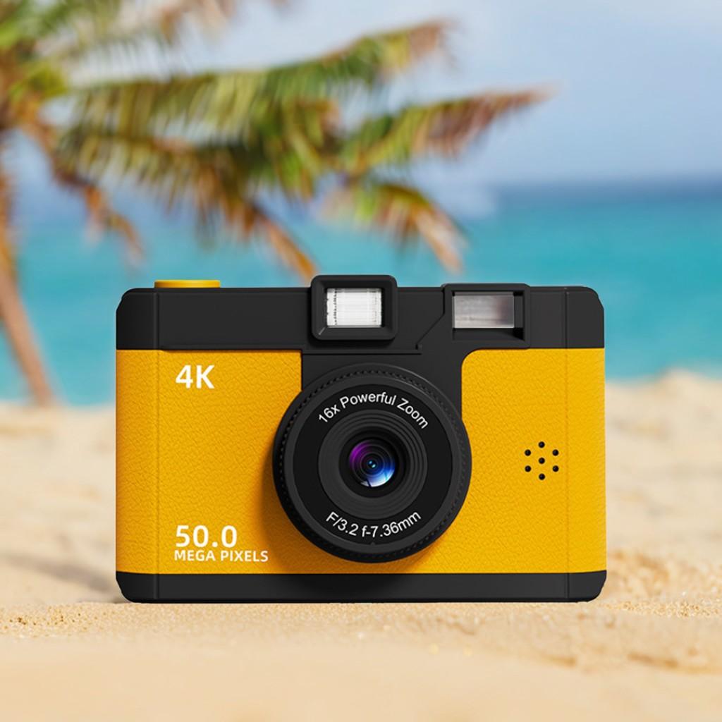 Фотоаппарат с двумя камерами Ретро-компактные камеры HD 1080P Цифровая фотокамера Детские подарки на день рождения Аудио- и видеокарта