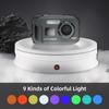 30CM/11.8in Motorized Rotating Display Stand with RGB Light Display Base 360 Degrees Rotatable Electric