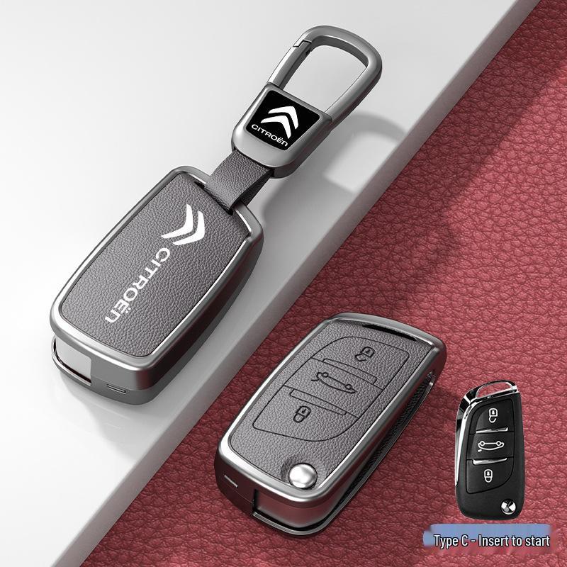 Чехол и пряжка для автомобильного ключа для моделей Citroen C3XR, C4L, Tianyi, C5, C4 Sega, Elysee, C6
