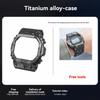 Ремешок из титанового сплава+Корпус с безелем для Casio G-Shock DW-5600 GW-M5610 GW-B5600 Комплект для модификации Набор ремешков для часов из нержавеющей стали Аксессуары