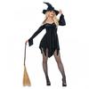 Smiffys Womens/Ladies Plain Witch Costume Set