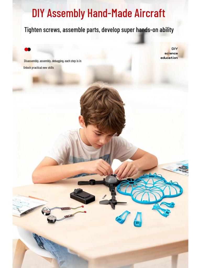 Children's DIY Educational Remote Control Drone for Science Experiments