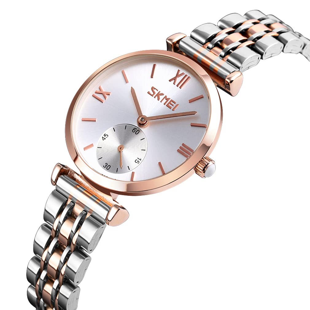 Серебряные Нержавеющие Подарочные Женские Часы, Простые, Ультратонкие, Водонепроницаемые, Классические, Стильные, Повседневные, Аналоговые, Милые, Деловые, Стальные, Белые,