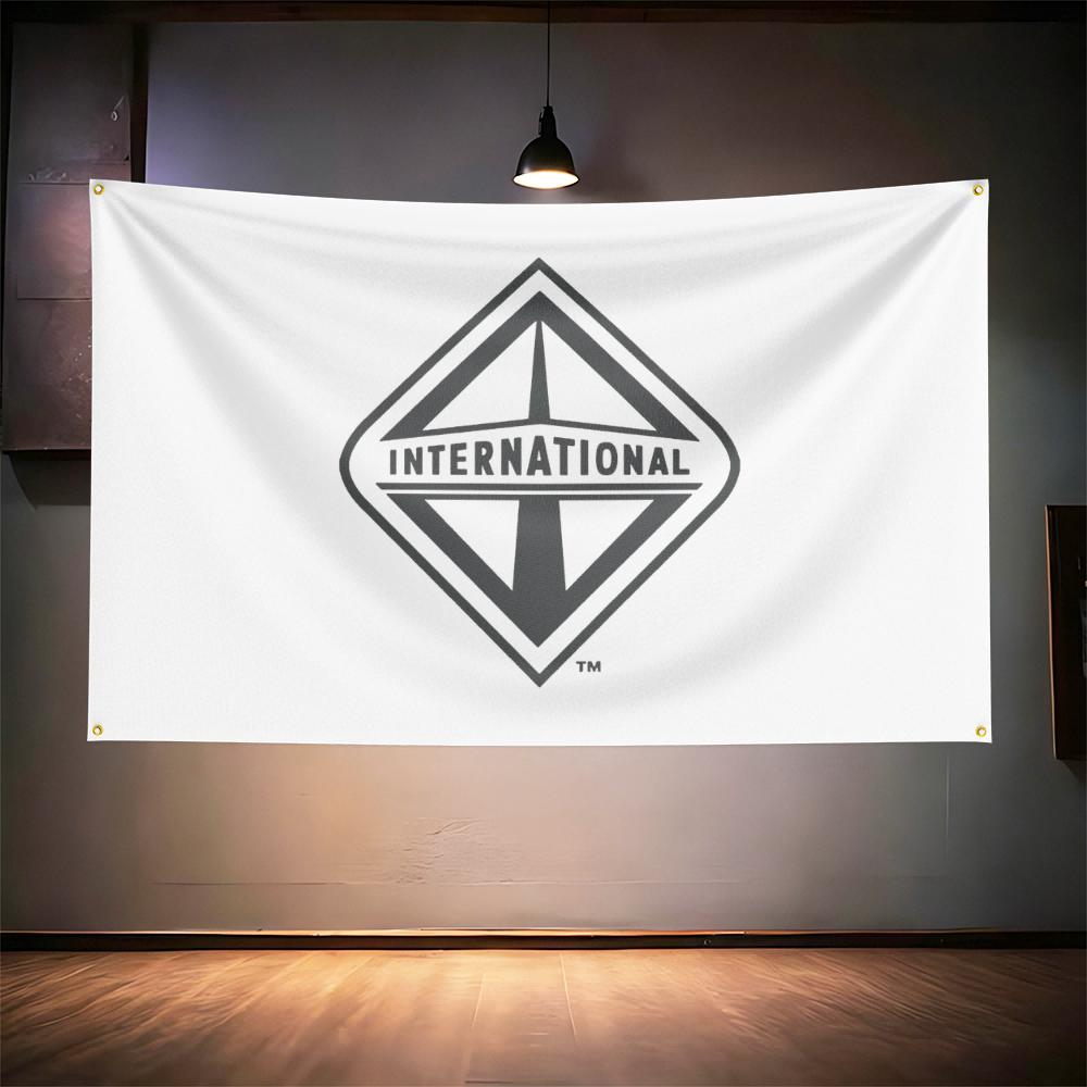 Internationals Truck Fans Flag 3x5ft 90x150cm For Truck Garage Bar Wall Decor Banner