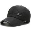 Men's Winter Warm Leather Baseball Cap with Ear Protection