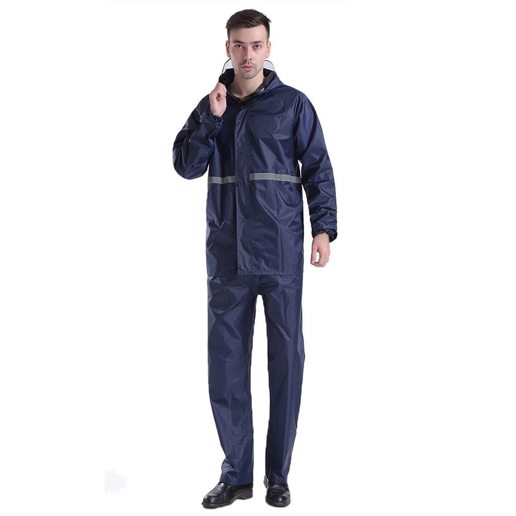 Breathable Outdoor Travel Raincoat Suit Impermeable Women/Men Hooded Rainwear