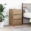 VidaXL Bedside Tables 3 Drawers 2 Pcs Artisan Oak 39x35x65 Cm, Side Table, Bedside Cabinet, Accent Table for 861354