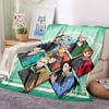 Anime Jujutsu Kaisen Soft Throw Blanket Throw Blanket Soft Cartoon Printed Bedspread Bedspread Sofa Gift Tv Blanket