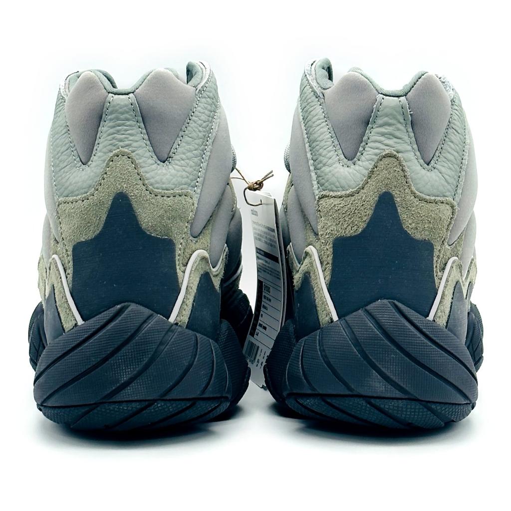 GY0393 Adidas Yeezy 500 High Mist Slate Grey Черный Стальной Синий Темно-серый Серый