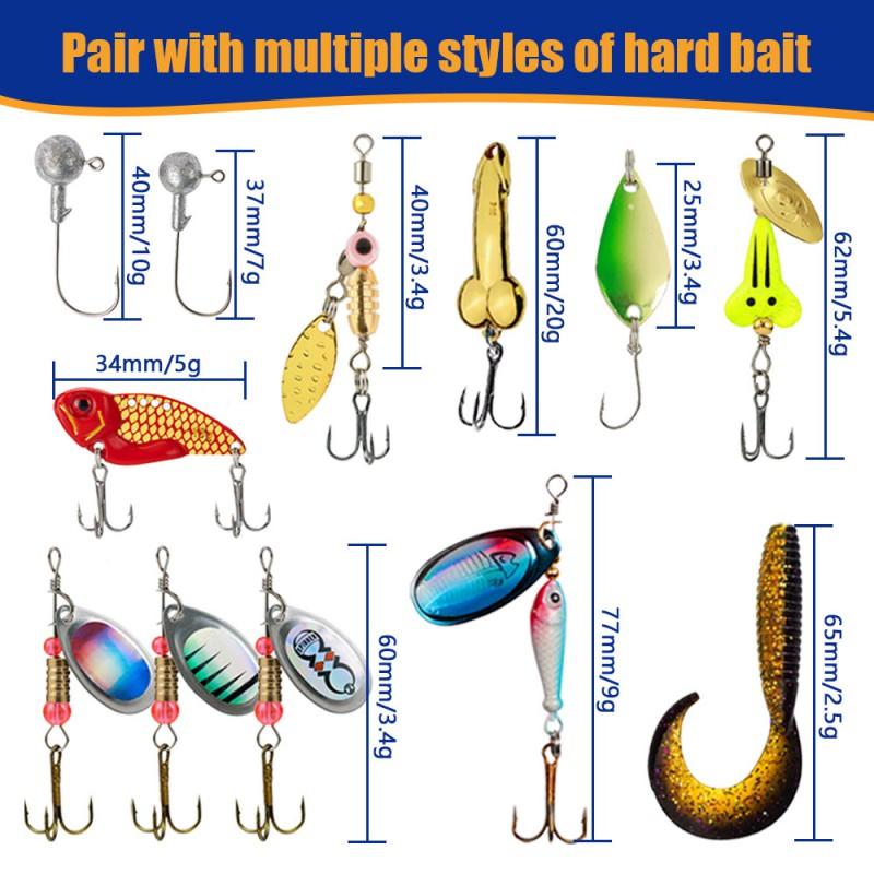 24pcs Fishing Lure Set 03 Iron Plate Spoon Bait Pencil Soft Gift