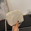 Straw Retro Small Bag Women's Summer Niche One-shoulder Messenger Woven Bag Simple Commuter Rattan Casual Bag