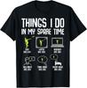 Disc Golf Things I Do In My Spare Time Frisbee Men Gift Unisex T-Shirt
