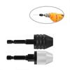 0.3-3.6mm Quick Change Drill Attachment Hex Shank Chuck Conversion Tool  Auto Repair