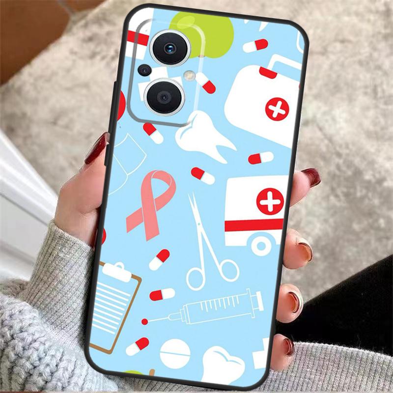 Стоматолог Зубной Медсестра Чехол Для OPPO Reno 3 4 5 6 7 8 Lite 2Z 4Z 5Z 8T OPPO Find X6 X5 Pro X2 Neo X3 Lite Чехол