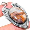 Laguna Lace Agate Handmade 925 Sterling Silver Gift Pendant 2.68" G4f93