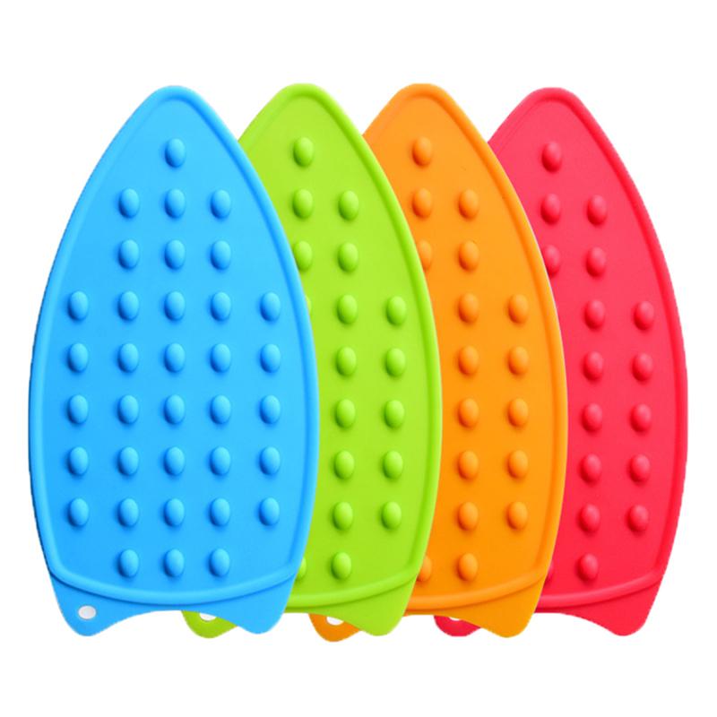 Складной гладильный коврик, силиконовая подставка для утюга, термостойкая нескользящая гладильная доска, защитная накладка, изоляционные чехлы