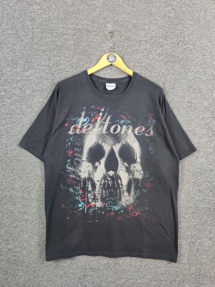 Винтажная черная унисекс футболка Deftones 90-х годов Для мужчин и женщин S-5XL Унисекс футболка