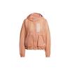 Striped Print Oversized Pocket Hooded Sun Protection Jacket Women Jacket Light-Pink H40972