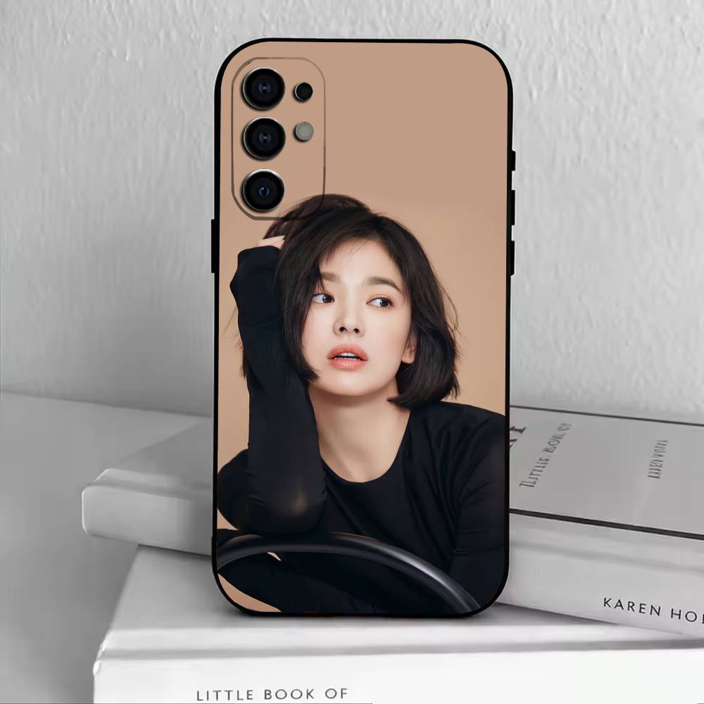Чехол для телефона актрисы Сон Хе Гё Для Samsung S25,S24,S21,S22,S23,S30,Ultra,S20,Plus,Fe,Lite,Note,10,Черный чехол