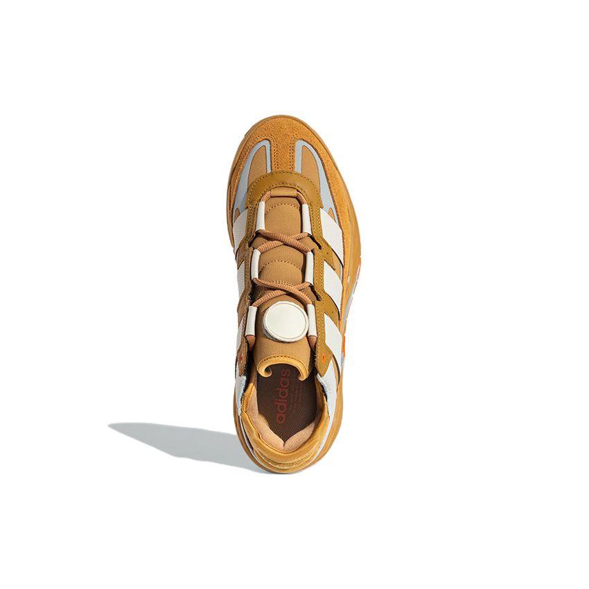 adidas Originals Niteball 1.0 Кожа Классические Спортивные Нескользящие Прочные Низкие Повседневные Кроссовки Унисекс Коричневый Желтый ID4090