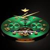 Automatic Watch Green Dial Popular Skeleton Sapphire Tungsten Waterproof Date Luminous Green Men's