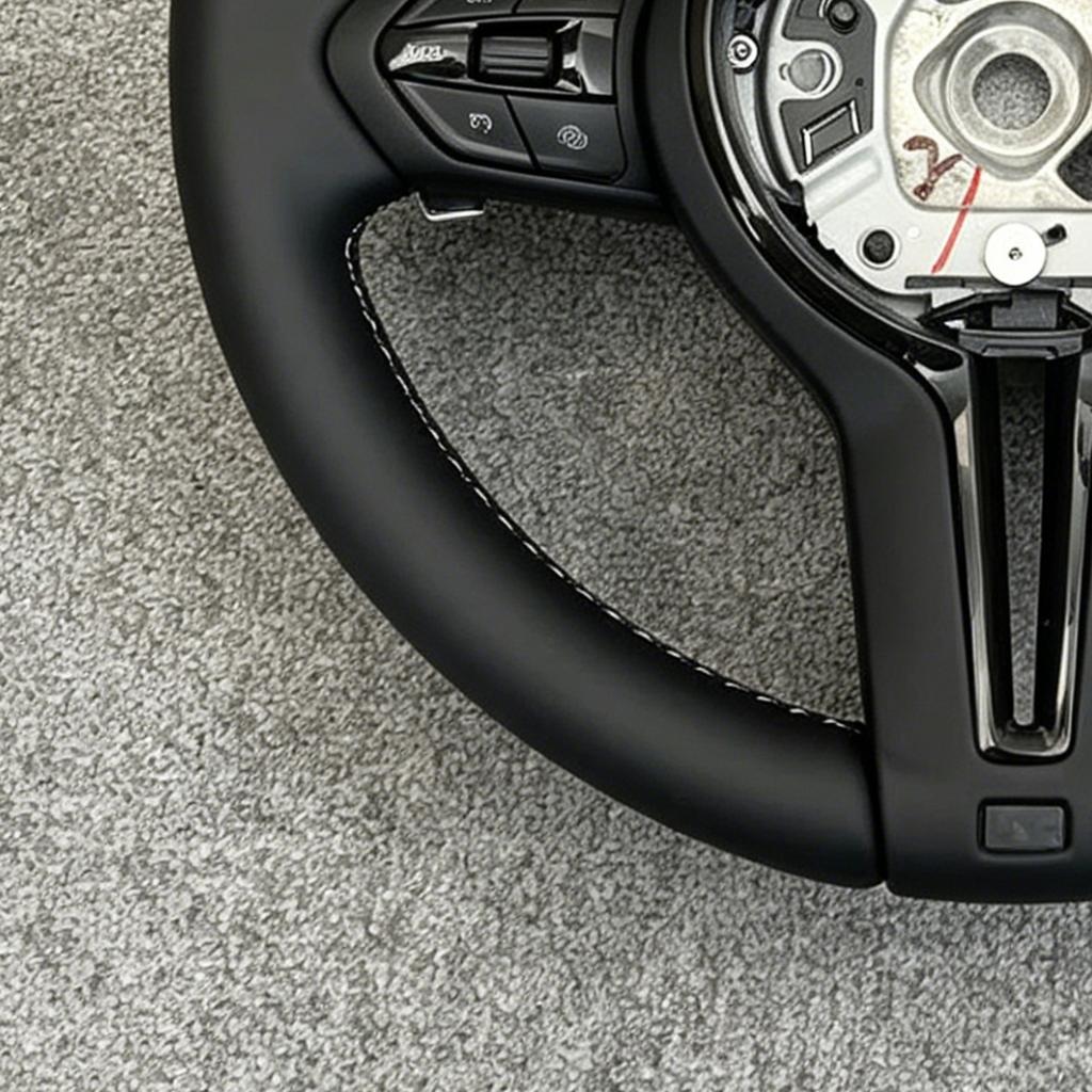 Черный Кожаный Руль M Sport для Автомобиля BMW F20 F23 F22 F25 F26 F30 F31 F32 F34 F36 F10 F11 F12 F13 F15 F01 F07 E71 E90 E84