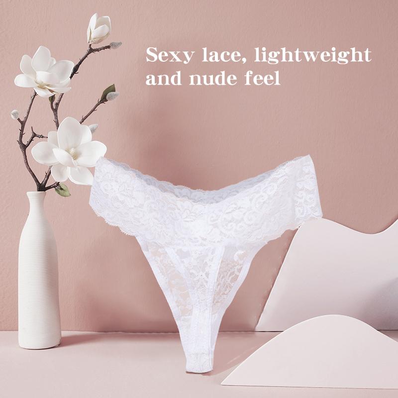 Женские сексуальные кружевные трусики с низкой талией, цветочные стринги, нижнее белье, женское соблазнительное нижнее белье-стринги