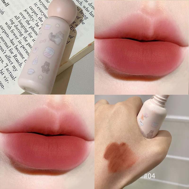 HERORANGE Грязь для губ Leap Light Radiant Velvet Matte - Высокопигментированная, Стойкая, Улучшающая цвет лица Глянцевая