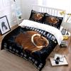 "Capybara Coconut Print Decor Set" Bedding Set with 1 Duvet Cover 2 Pillowcases Single Double King Queen, Gift